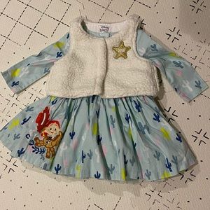 Disney Baby Toy Story Jessie Dress with vest -NEW